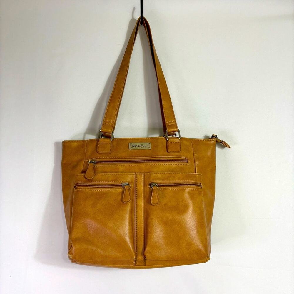 Multisac Beige Tote Shoulder Purse Bin9